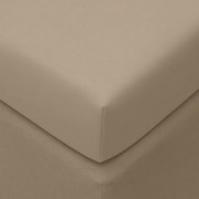 Jersey prestieradlo béžové – mäkké, elastické a priedušné Veľkosť: 90x200 cm