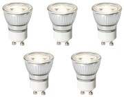 Sada 5 stmievateľných LED žiaroviek GU10 35 mm 4 W 230 lm 4000 K