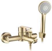 Rea Ontario, vaňová batéria s ručnou sprchovou súpravou, zlatá matná, REA-B5513
