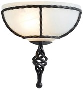 Elstead PB-WU-BLACK - Nástenné svietidlo PEMBROKE 1xE27/60W/230V