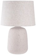 Krémová stolová lampa s textilným tienidlom (výška 47 cm) Croft – House Nordic