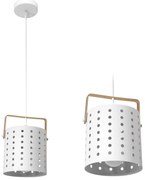 Toolight - Stropné svietidlo 1xE27 60W APP957-1CP, biela, OSW-03211