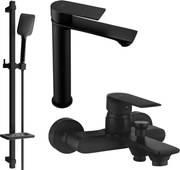 Mexen Royo DQ62 vaňová súprava, čierna - 72213DQ62-70