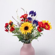 Kytica SLNEČNICA, VLČÍ MAK, NEVÄDZA, ANEMONKA 65 cm