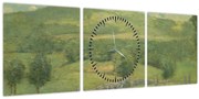 Obraz - Julian Alden Weir, Obweebetuck, reprodukcia (s hodinami) (90x30 cm)