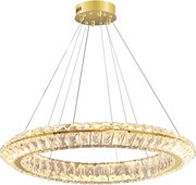 Toolight Toolight, LED stropné svietidlo 80cm, 45W, 4000 K, APP1769-CP, zlatá, OSW-04347