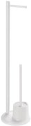 Gedy Gedy, Stojan s držiakom na toaletný papier a WC kefou, biela, MM32