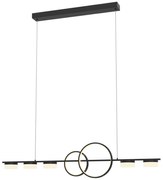 Wofi 7030-702 - LED Stmievateľný luster na lanku MESSINA LED/57W/230V čierna