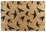 Rohožka z kokosového vlákna 60x90 cm Swallows – Artsy Doormats