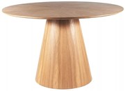 Kulatý jídelní stůl Angel 120 cm dub přírodní