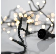 LED vonkajšia vianočná reťaz SNAKE 800xLED 19,1 m IP44 teplá biela