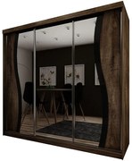 Skriňa Top 9 250 Tmavý jaseň