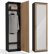 Predsieňová skriňa DUO dub artisan/antracit