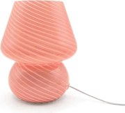 LED stolná lampička ružová