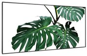 Klarstein Wonderwall Air Art Smart, infračervený ohrievač, 120 x 60 cm, 700 W, zelený list
