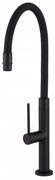 Gamma Flex Slim, vysoká kuchynská batéria s elastickým ramenom h-480 mm, čierna, GMA-BFXSL-BK