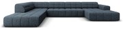 Modrá rohová pohovka (ľavý roh/do "U") Chicago – Cosmopolitan Design