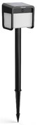 Philips Ezra UltraEfficient solárny LED stĺpik so senzorom čierna, 1,8 W, 250/25 lm, 3000 K