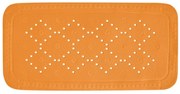Spirella Protišmyková podložka do vane ALASKA, oranžová, 91 x 36 cm