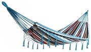 InternetovaZahrada Hojdacia sieť so strapcami 320x150 cm - modrá