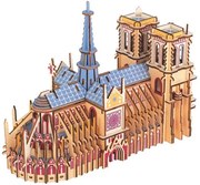 Woodcraft Drevené 3D puzzle Katedrála Notre-Dame