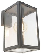 Inteligentná vonkajšia nástenná lampa sivá vrátane Wifi G95 - Sutton down