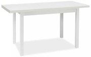 Jedálenský stôl Adam II 100 x 60 cm, biela