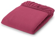 Džersejová napínacia plachta, štandardná veľkosť, vínová