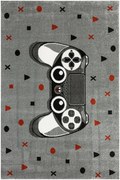 Koberec Lima G928C Gamepad svetlosivý / tmavosivý