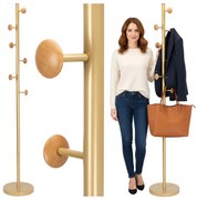 Stojanový vešiak ALGER zlatý