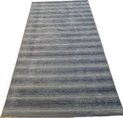Pruhovaný koberec Saloon BLUE – modrý obdĺžnikový koberec Rozmer: 50x80 cm
