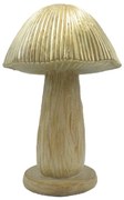 Béžovo-zlatá dekorácia huba Mushroom - Ø 13*20 cm