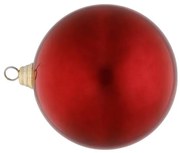 DECOLED Plastová guľa, d. 20 cm, bordová, lesklá