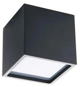 LED2 - LED Vonkajšie stropné svietidlo CUBE LED/12W/230V antracit IP54