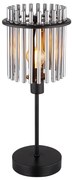 Globo 15698T - Stolná lampa GORLEY 1xE14/40W/230V pr. 15 cm čierna