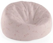 Sedací vak Cocoon ružové lístky, ružová