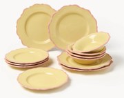 Súprava riadu Crumble, 4 osoby, 12 ks