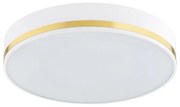 Argon 7034 - Stropné svietidlo AMORE 2xE27/15W/230V pr. 25 cm biela/zlatá