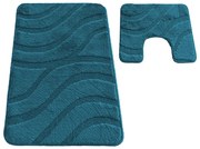 Sada kúpeľňových koberčekov Montana Symphony Deep Lake