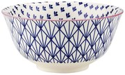 Butlers ORNAMENTS Miska 520 ml - modrá/biela