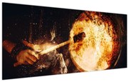 Obraz - Šamanská bubon (120x50 cm)