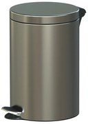 Alda Pedálový odpadkový kôš Freedom Fresh 12 l, nehrdz. oceľ mat, 12 l