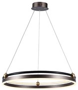 LED Luster na lanku LED/30W/230V 3000K pr. 62 cm hnedá