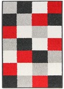 Oriental Weavers, Kusový koberec Lotto 923 FM6 X, 67x120, červená, chodba / predsieň