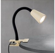 Orion - Flexibilná stolná lampa so svorkou DOTTY 1xGU10/10W/230V béžová/čierna