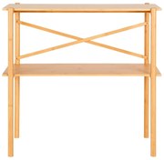 Bambusový konzolový stolík v prírodnej farbe 32x83 cm Manaus – House Nordic
