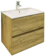 Kúpeľňová zostava Momo D60 L2422 0D2S zlatý dub