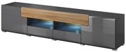 TV stolík Tamie Typ 40 (tmavosivá + dub). Akcia -19%. Vlastná spoľahlivá doprava až k Vám domov. 1030160