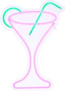 Atmosphera - LED neónová nástenná dekorácia COCTAIL LED/5V