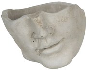 Kvetináč v dizajne nedokončenej sochy hlavy - 21 * 19 * 14 cm